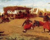 Pitching Horseshoes or Quoit Players - 温斯洛·荷默